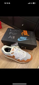 Nike Air Max 1 x Patta Monarch Orange Gr.41 original Neu - Bild 1 von 3