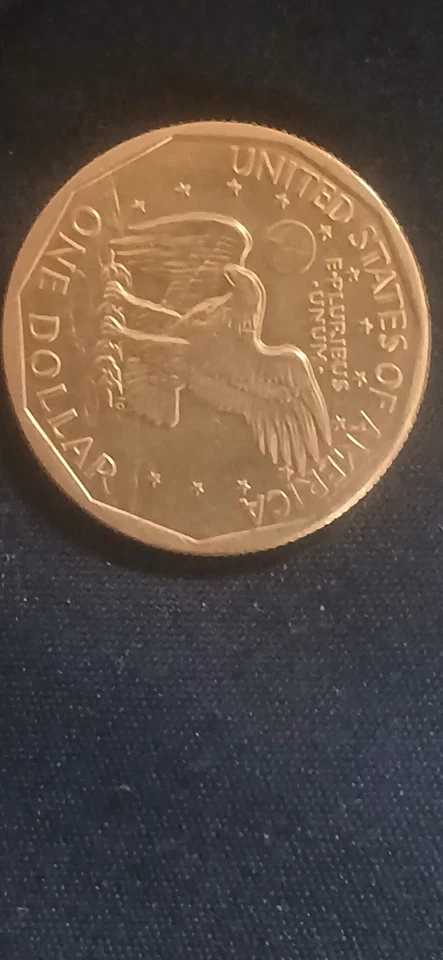 1979-P SBA$1 Susan B. Anthony Dollar with Dye Breaks and Double Dying - Image 1 of 4