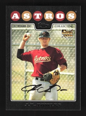 J.R. Towles Houston Astros Topps 2008 Black #321 SN /57 - Image 1 of 2
