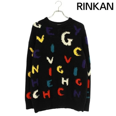 Givenchy BM906J4Y2J full pattern jacquard crew neck knit men's XL Used 215bb02e9 - Image 1 of 4