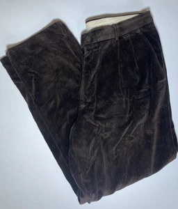 Vintage Bruno Saint Hilaire Cordhose W37" L31" Herren Braun Hose Baumwolle - Bild 1 von 14