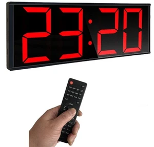 17.3'' Huge Digital Wall Clock, Home Gym Interval Workout Timers, with Countd... - Picture 1 of 9