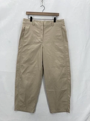 Pantalones de fin de semana Ann Taylor para mujer 12 caqui chinos pierna recta elásticos sarga informales Foto 1 de 4
