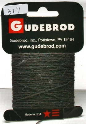 Gudebrod Fly Tying Material EZ-DUB Small Dark Brown 10 Yards #317 - Image 1 of 4