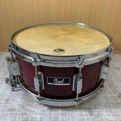 Pearl 14x6.5 Inch Maple Fiber Glass Drum Set Snare Vintage Snare Drum - Image 1 of 4