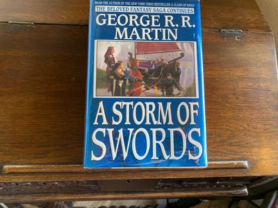 A STORM OF SWORDS,  George R.R. Martin, SIGNED, 1st/1st HCDJ - Image 1 of 4