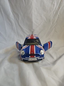MINI COOPER : Union Flag Austin Powers Rare 1:18 Die Cast Model Car #BXS - Picture 1 of 11