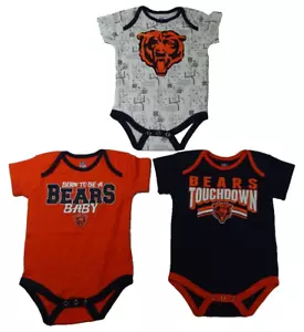 Chicago Bears NFL Team Bekleidung Säugling 3-teiliges Creeper Set - Bild 1 von 13