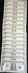 16, 1995  STAR NOTE $1 Dollar Bill ( BOSTON A ) UNCIRCULATED Consecutive. T8185 - Picture 1 of 5