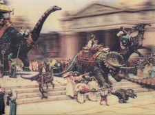 DINOTOPIA 1995 COLLECT-A-CARD BLANK BACK PROMO STICKER CARD UNNUMBERED