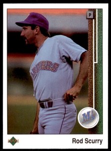 1989 Upper Deck Rod Scurry Baseball Cards #208