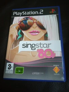 Singstar 80er Sony Playstation 2 PS2 komplett mit Anleitung sehr guter Zustand Tracks siehe Bilder - Bild 1 von 4