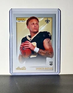 Spencer Rattler 2024 Panini NFL Studio Rookies #28 Card Saints 1/1672 - Picture 1 of 2