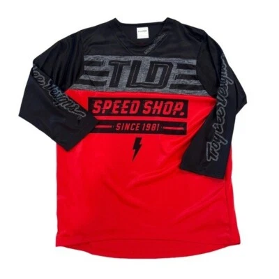 Troy Lee Designs TLD Men's Ruckus 3/4 Cycling Jersey Fatigue Red/Black Medium - Image 1 of 3