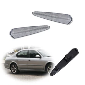 Kit de lentes de luz de señal lateral de esquina trasera transparente para Nissan Maxim 2000-2003 - Imagen 1 de 8