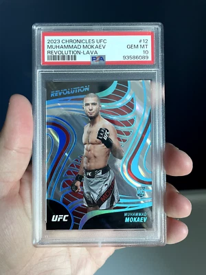 Muhammad Mokaev Rookie Revolution Lava /10 - 2023 Panini Chronicles UFC - PSA 10 - Image 1 of 3