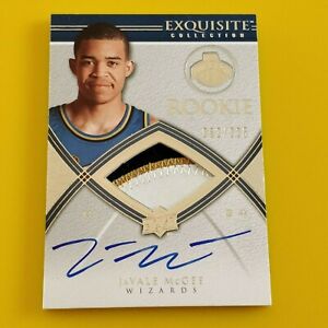 JAVALE MCGEE 2008-09 UPPER DECK UD EXQUISITE RPA RC ROOKIE PATCH AUTO SUNS /225