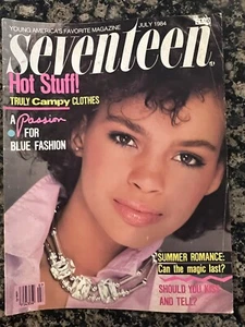 Vintage Seventeen Magazine July 1984 Hot Stuff Summer Romance Campy Clothes - Picture 1 of 3