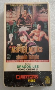 Martial Monks of the Shaolin Temple VHS Rare - Picture 1 of 4