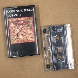 DECEASED Cassette Tape 90s Metal Death ACCIDENTAL SUICIDE GRIND CORE USA - Imagen 1 de 6