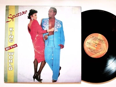 1984 King Of The World Sparrow Reggae Vinyl LP Record VG+ - Image 1 of 4