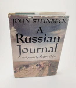 John Steinbeck A RUSSIAN JOURNAL April 1948 HCDJ Mylar Viking Press - Picture 1 of 12