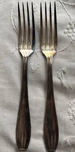 Antique Silver plated French Metal Alliance Blanc 84 GR Fork 2 - Picture 1 of 6