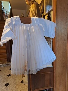 Antique 1920 Catholic Religious Church Acolyte Altar Crochet Cotton ALB Dalmatic - Picture 1 of 16