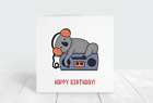 Koala Geburtstagskarte lustig Koala Bär Karte für Jugendliche Kinder Freunde Retro Musik Fan