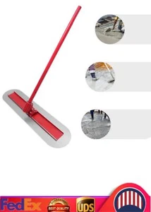 Kit de Flotador Toro de Hormigón 1.2M Herramienta de Paleta de Hormigón Flotador Extremo Redondo con 4 Mangos Rojo - Imagen 1 de 13