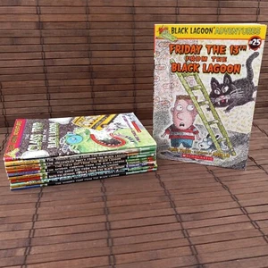 Lot 10 Black Lagoon Adventures Mike Thaler RL 2 - 3 PB Chapter Books - Picture 1 of 12