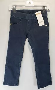 Jeans Gymboree bambino bambina elasticizzato vita elastica denim scuro nuovo con etichetta 8968 - Foto 1 di 2