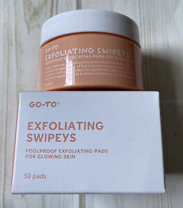 Go-To Exfoliating Swipeys Aha Lactic Acid Pads For Glowing Skin 50ct. Rp$35