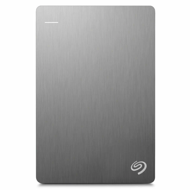 Seagate Backup Plus Slim 1TB, External, 5400 RPM, 2.5 inch (STDR1000101) Hard Drive - Silver