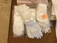Stock 134 guanti raso da sposa diverse lunghezze corti medi e lunghi