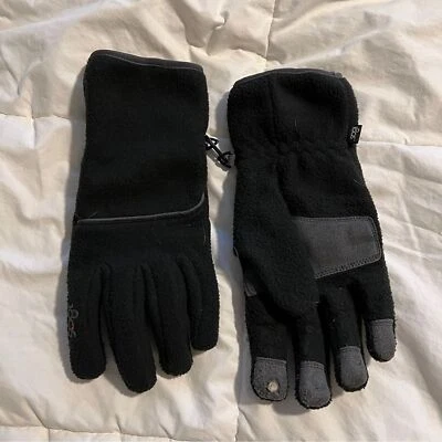 Fleece gloves with tech touch finger by 180s.  - Image 1 of 2