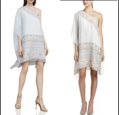 NEW BCBG MAXAZRIA ALANA ONE-SHOULDER ASYMPTOMATIC DRESS SZ L - Image 1 of 4