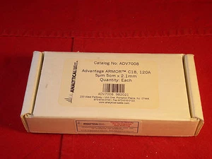 New Advantage ARMOR C18, 50 x 2.1mm, 5u, 120A HPLC column; ADV7008 - Picture 1 of 4