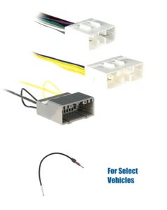 Amplificador de fábrica OEM arnés de cable de derivación + hormiga para algunos Chrysler Dodge Mitsu - Imagen 1 de 1