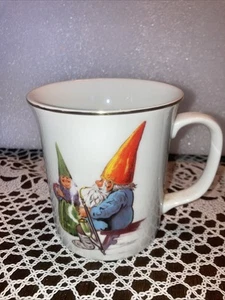 Home Sweet Gnome Porcelain Mug Rien Pourtvliet Harry N. Abrams Gnomes 1982 Japan - Picture 1 of 3