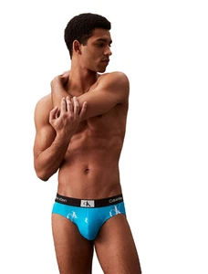 NUEVO CON ETIQUETAS Calvin Klein Hombre (X-LARGE) 1996 Microfibra HI BRIEFS NB3405-430 - Imagen 1 de 6