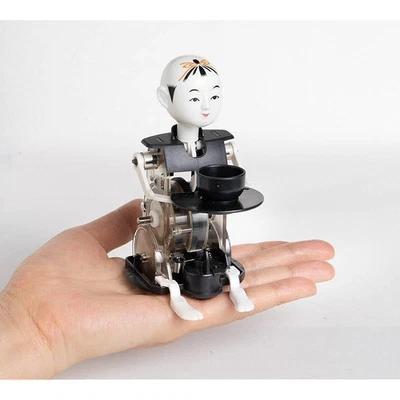 Gakken Otona no Kagaku Mini Tea Serving Karakuri Doll Kit Japan Only New - Image 1 of 4