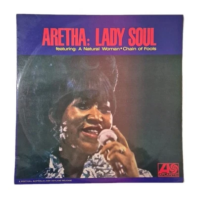 ARETHA FRANKLIN 'Aretha: Lady Soul' 12" Vinyl LP Record Atlantic Records - Image 1 of 4