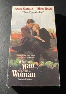 When A Man Loves A Woman - New Sealed! VHS 1994 Video Tape Andy Garcia Meg Ryan - Picture 1 of 6