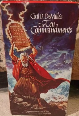 Cecil B. Demille's The Ten Commandments VHS 1990 Vintage - Image 1 of 4