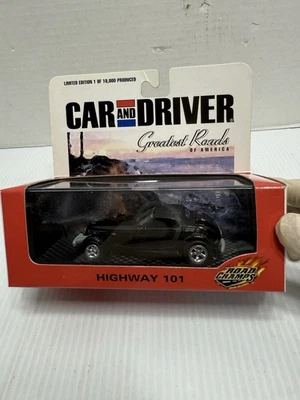 Road Champs Car & Driver 1998 Plymouth Prowler negro 1:43 Highway 101 diecast Foto 1 de 4