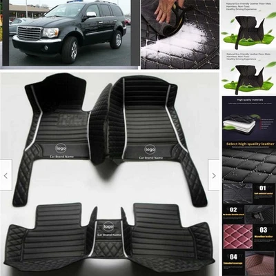 For Chrysler Aspen Car Floor Mats Luxury Waterproof Liners Carpets Cargo Custom Foto 1 de 4