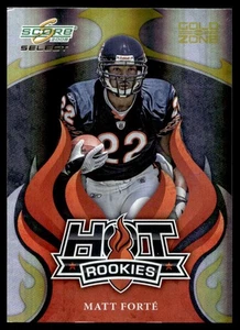 2008 Score Select Hot Rookies Gold Zone Matt Forte /50 #HR-21 Corner Ding - Picture 1 of 2