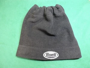 BUELL Motorcycle Vintage Black Skull Cap converts to Neck Liner - Picture 1 of 6