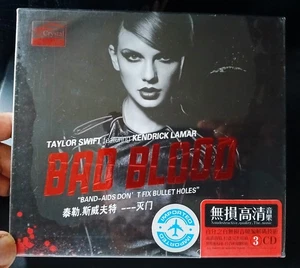Taylor Swift FT Kendrick Lamar 'Bad Blood' 3 CDS Special edition Import, NEW - Picture 1 of 2